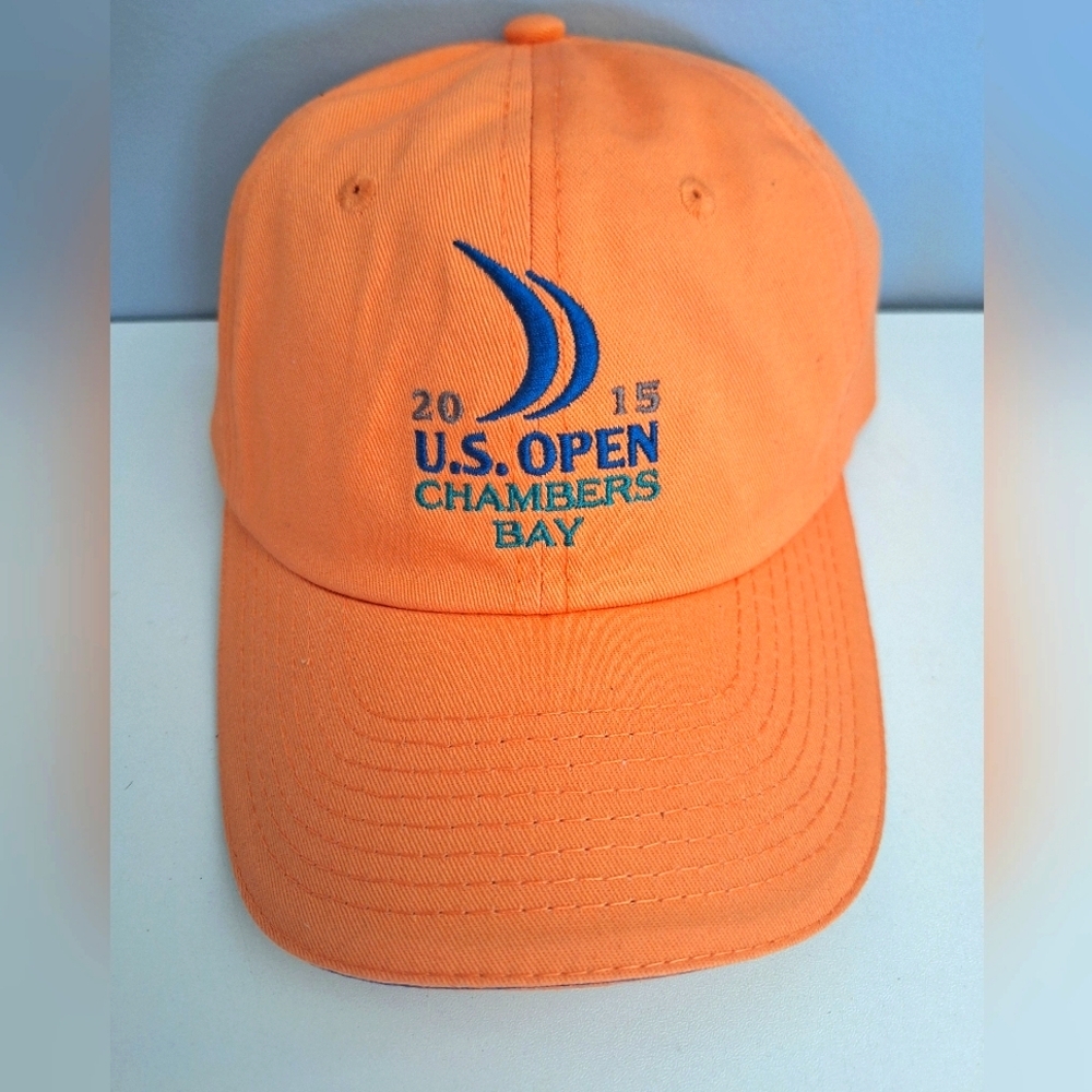 New 2015 Golf USGA US Open Chambers Bay Hat Cap Orange
